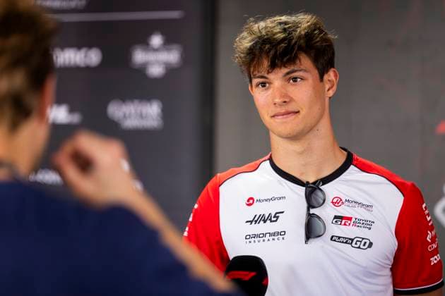 F1 - HUNGARIAN GRAND PRIX 2025 BEARMAN Ollie Oliver (gbr), Haas F1 Team VF-25, portrait during the 2025 Formula 1 Lenovo Hungarian Grand Prix, 14th round of the 2025 FIA Formula One World Championship, WM, Weltmeisterschaft from August 1 to 3, 2025 on the Hungaroring, in Mogyorod, Hungary - MogyorodHungary  Copyright: xJulienxDelfossex