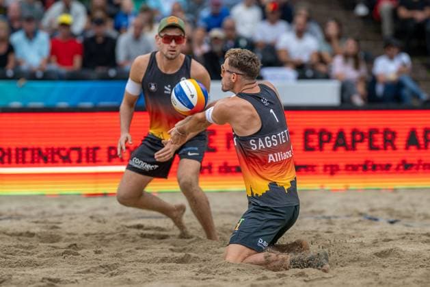 RECORD DATE NOT STATED European Championship, EM, Europameisterschaft - Beachvolleyball Düsseldorf, 31.07.2025 Jonas Sagstetter (GER); European Championship - Beachvolleyball Düsseldorf am 31.07.2025 Copyright: xBEAUTIFULxSPORTS PeterxWeberx