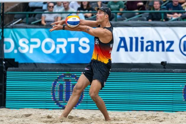 RECORD DATE NOT STATED European Championship, EM, Europameisterschaft - Beachvolleyball Düsseldorf, 31.07.2025 Sven Winter (GER); European Championship - Beachvolleyball Düsseldorf am 31.07.2025 Copyright: xBEAUTIFULxSPORTS PeterxWeberx