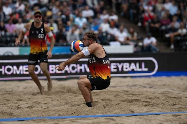 RECORD DATE NOT STATED European Championship, EM, Europameisterschaft - Beachvolleyball Düsseldorf, 31.07.2025 ; European Championship - Beachvolleyball Düsseldorf am 31.07.2025 Copyright: xBEAUTIFULxSPORTS PeterxWeberx