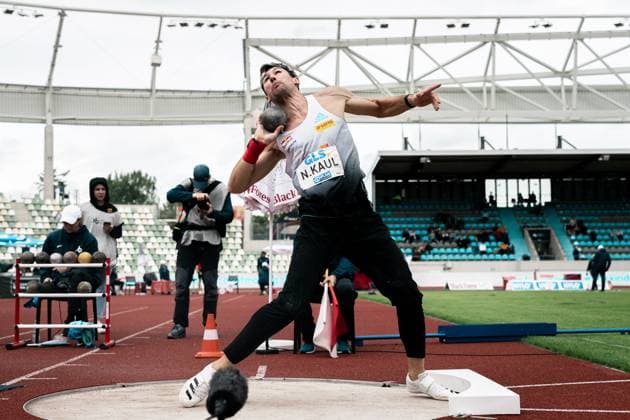 Niklas Kaul (USC Mainz, Zehnkampf Maenner), GER, Leichtathletik, Athletics, Deutsche Meisterschaft, Die Finals, 31.07.2025, GER, Leichtathletik, Athletics, Deutsche Meisterschaft, Die Finals, 31.07.2025 Dresden *** Niklas Kaul USC Mainz, Decathlon Maenner , GER, Athletics, Athletics, German Championships, The Finals, 31 07 2025, GER, Athletics, Athletics, German Championships, The Finals, 31 07 2025 Dresden Copyright: xStefanxMayerx EP_SMR