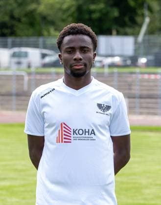 John Adekunle; BFC Preussen; Regionalliga Nordost, Porträttermin 2025 2026, 29.07.2025, Copyright: xSebastianxRäppold MatthiasxKochx