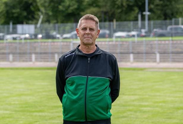 Betreuer Uwe Wünsch; BFC Preussen; Regionalliga Nordost, Porträttermin 2025 2026, 29.07.2025, Copyright: xSebastianxRäppold MatthiasxKochx
