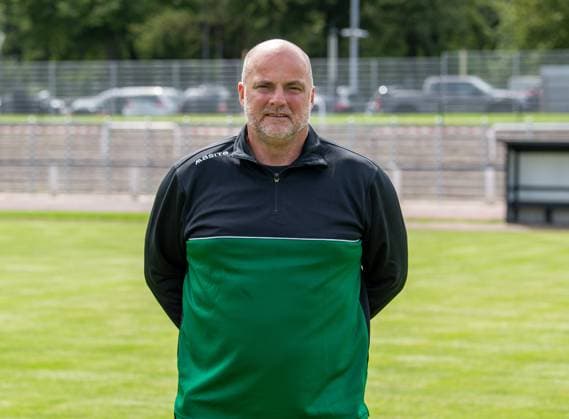 Trainer Daniel Volbert; BFC Preussen; Regionalliga Nordost, Porträttermin 2025 2026, 29.07.2025, Copyright: xSebastianxRäppold MatthiasxKochx