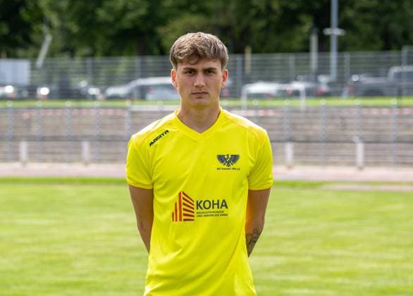 Torhüter Tim Fisch; BFC Preussen; Regionalliga Nordost, Porträttermin 2025 2026, 29.07.2025, Copyright: xSebastianxRäppold MatthiasxKochx