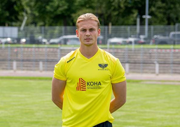 Torhüter Karl Albers; BFC Preussen; Regionalliga Nordost, Porträttermin 2025 2026, 29.07.2025, Copyright: xSebastianxRäppold MatthiasxKochx