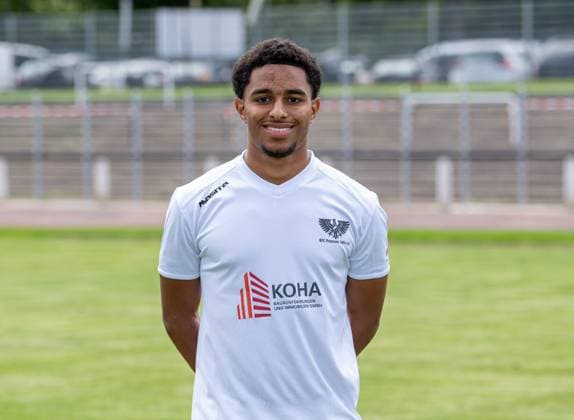 Jerome Kortebusch; BFC Preussen; Regionalliga Nordost, Porträttermin 2025 2026, 29.07.2025, Copyright: xSebastianxRäppold MatthiasxKochx