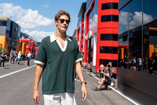 George Russell (Mercedes-AMG Petronas F1 Team, Großbritannien, 63), HUN, Formel 1 Weltmeisterschaft, Grand Prix von Ungarn, Hungaroring, Media Day, Saison 2025, 31.07.2025 HUN, Formel 1 Weltmeisterschaft, Grand Prix von Ungarn, Hungaroring, Media Day, Saison 2025, 31.07.2025 Montreal Copyright: xEibner-Pressefoto MarcelxFischerx EP_MFI