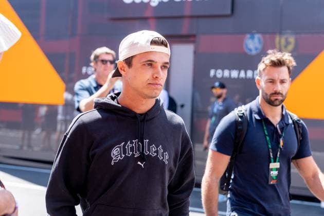 Lando Norris (McLaren Formula 1 Team, Großbritannien 04), HUN, Formel 1 Weltmeisterschaft, Grand Prix von Ungarn, Hungaroring, Media Day, Saison 2025, 31.07.2025 HUN, Formel 1 Weltmeisterschaft, Grand Prix von Ungarn, Hungaroring, Media Day, Saison 2025, 31.07.2025 Montreal Copyright: xEibner-Pressefoto MarcelxFischerx EP_MFI
