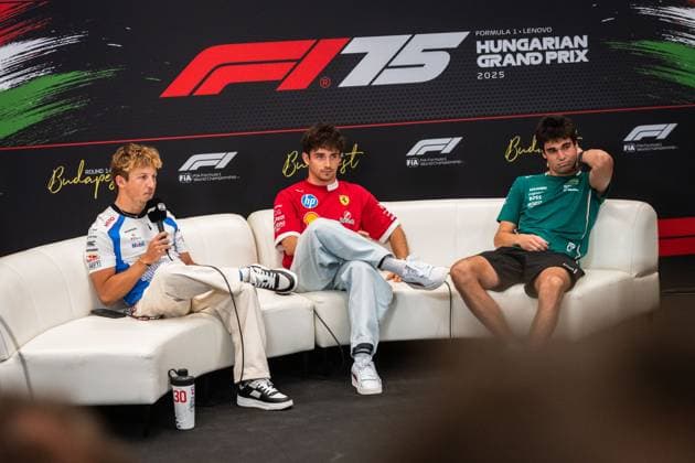 Formula 1 Lenovo Hungarian Grand Prix 2025 Loïs Gelbart Carrasco OVERTAKE MAXPPP - Mogyoród 31 07 2025 interview at the Formula 1 Lenovo Hungarian Grand Prix 2025, the 14th round of the 2025 FIA Formula 1 World Championship, WM, Weltmeisterschaft at the Hungaroring in Mogyoród, Hungary, from July 31 to August 3, 2025 Mogyoród Hungary  Copyright: xOVERTAKE MAXPPPxLoïsxGelbartxCarrascox OVT202507314240 OVT202507314240
