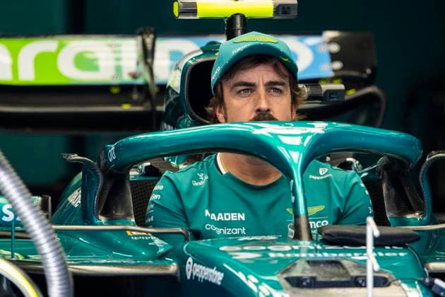 F1 - HUNGARIAN GRAND PRIX 2025 ALONSO Fernando (spa), Aston Martin F1 Team AMR25, portrait during the 2025 Formula 1 Lenovo Hungarian Grand Prix, 14th round of the 2025 FIA Formula One World Championship, WM, Weltmeisterschaft from August 1 to 3, 2025 on the Hungaroring, in Mogyorod, Hungary - MogyorodHungary  Copyright: xJulienxDelfossex