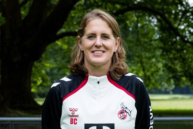 Google Pixel Frauen-Bundesliga, Mannschaftsfoto und Portraittermin; 31.07.2025 Britta Carlson (Trainerin 1. FC Köln) Google Pixel Frauen-Bundesliga, Mannschaftsfoto und Portraittermin Saison 2025 26, Köln, Platz 2 am 31.07.2025 Copyright: xBEAUTIFULxSPORTS Wunderlx