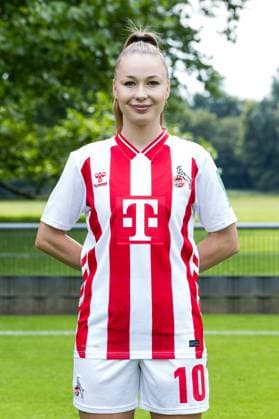 Google Pixel Frauen-Bundesliga, Mannschaftsfoto und Portraittermin; 31.07.2025 Weronika Zawistowska (1. FC Köln, 10) Google Pixel Frauen-Bundesliga, Mannschaftsfoto und Portraittermin Saison 2025 26, Köln, Platz 2 am 31.07.2025 Copyright: xBEAUTIFULxSPORTS Wunderlx