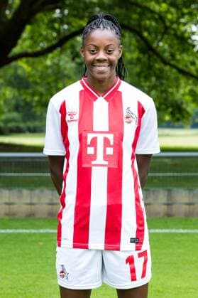 Google Pixel Frauen-Bundesliga, Mannschaftsfoto und Portraittermin; 31.07.2025 Lydia Andrade (1. FC Köln, 17) Google Pixel Frauen-Bundesliga, Mannschaftsfoto und Portraittermin Saison 2025 26, Köln, Platz 2 am 31.07.2025 Copyright: xBEAUTIFULxSPORTS Wunderlx