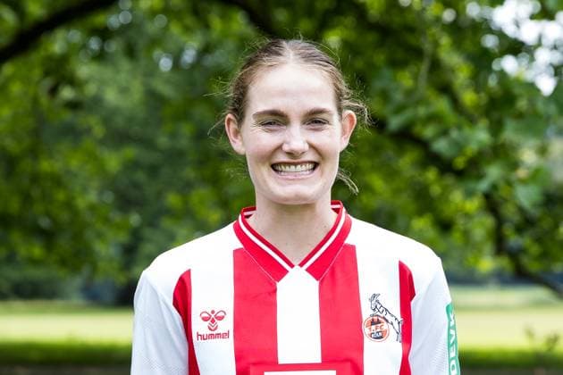 Google Pixel Frauen-Bundesliga, Mannschaftsfoto und Portraittermin; 31.07.2025 Taylor Ziemer (1. FC Köln, 18) Google Pixel Frauen-Bundesliga, Mannschaftsfoto und Portraittermin Saison 2025 26, Köln, Platz 2 am 31.07.2025 Copyright: xBEAUTIFULxSPORTS Wunderlx