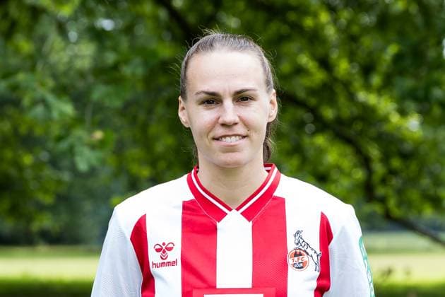 Google Pixel Frauen-Bundesliga, Mannschaftsfoto und Portraittermin; 31.07.2025 Dora Zeller (1. FC Köln, 19) Google Pixel Frauen-Bundesliga, Mannschaftsfoto und Portraittermin Saison 2025 26, Köln, Platz 2 am 31.07.2025 Copyright: xBEAUTIFULxSPORTS Wunderlx