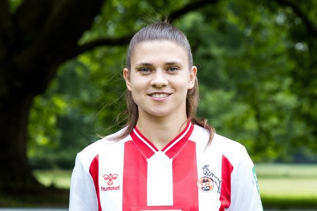 Google Pixel Frauen-Bundesliga, Mannschaftsfoto und Portraittermin; 31.07.2025 Martyna Wiankowska (1. FC Köln, 26) Google Pixel Frauen-Bundesliga, Mannschaftsfoto und Portraittermin Saison 2025 26, Köln, Platz 2 am 31.07.2025 Copyright: xBEAUTIFULxSPORTS Wunderlx