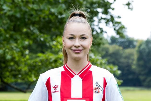 Google Pixel Frauen-Bundesliga, Mannschaftsfoto und Portraittermin; 31.07.2025 Weronika Zawistowska (1. FC Köln, 10) Google Pixel Frauen-Bundesliga, Mannschaftsfoto und Portraittermin Saison 2025 26, Köln, Platz 2 am 31.07.2025 Copyright: xBEAUTIFULxSPORTS Wunderlx