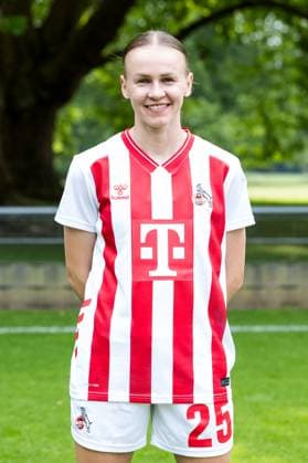 Google Pixel Frauen-Bundesliga, Mannschaftsfoto und Portraittermin; 31.07.2025 Laura Donhauser (1. FC Köln, 25) Google Pixel Frauen-Bundesliga, Mannschaftsfoto und Portraittermin Saison 2025 26, Köln, Platz 2 am 31.07.2025 Copyright: xBEAUTIFULxSPORTS Wunderlx