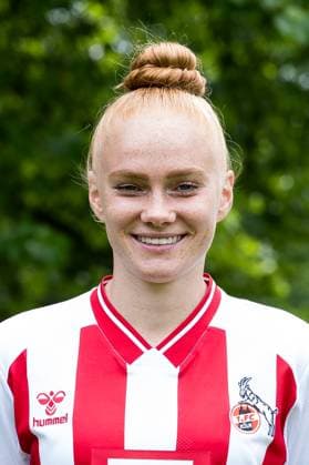 Google Pixel Frauen-Bundesliga, Mannschaftsfoto und Portraittermin; 31.07.2025 Laura Vogt (1. FC Köln, 8) Google Pixel Frauen-Bundesliga, Mannschaftsfoto und Portraittermin Saison 2025 26, Köln, Platz 2 am 31.07.2025 Copyright: xBEAUTIFULxSPORTS Wunderlx