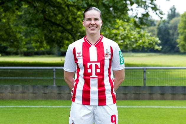Google Pixel Frauen-Bundesliga, Mannschaftsfoto und Portraittermin; 31.07.2025 Adriana Achcinska (1. FC Köln, 9) Google Pixel Frauen-Bundesliga, Mannschaftsfoto und Portraittermin Saison 2025 26, Köln, Platz 2 am 31.07.2025 Copyright: xBEAUTIFULxSPORTS Wunderlx