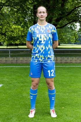 Google Pixel Frauen-Bundesliga, Mannschaftsfoto und Portraittermin; 31.07.2025 Paula Hoppe (1. FC Köln, 12) Google Pixel Frauen-Bundesliga, Mannschaftsfoto und Portraittermin Saison 2025 26, Köln, Platz 2 am 31.07.2025 Copyright: xBEAUTIFULxSPORTS Wunderlx
