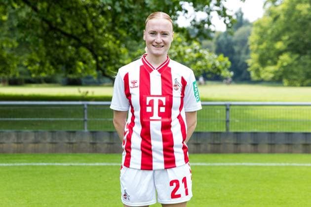 Google Pixel Frauen-Bundesliga, Mannschaftsfoto und Portraittermin; 31.07.2025 Anna Gerhardt (1. FC Köln, 21) Google Pixel Frauen-Bundesliga, Mannschaftsfoto und Portraittermin Saison 2025 26, Köln, Platz 2 am 31.07.2025 Copyright: xBEAUTIFULxSPORTS Wunderlx