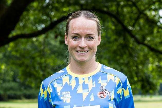 Google Pixel Frauen-Bundesliga, Mannschaftsfoto und Portraittermin; 31.07.2025 Lisa Schmitz (1. FC Köln, 1) Google Pixel Frauen-Bundesliga, Mannschaftsfoto und Portraittermin Saison 2025 26, Köln, Platz 2 am 31.07.2025 Copyright: xBEAUTIFULxSPORTS Wunderlx