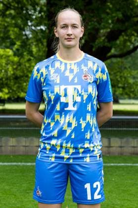 Google Pixel Frauen-Bundesliga, Mannschaftsfoto und Portraittermin; 31.07.2025 Paula Hoppe (1. FC Köln, 12) Google Pixel Frauen-Bundesliga, Mannschaftsfoto und Portraittermin Saison 2025 26, Köln, Platz 2 am 31.07.2025 Copyright: xBEAUTIFULxSPORTS Wunderlx