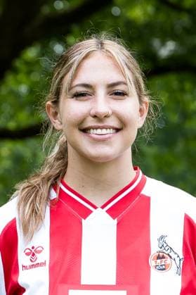 Google Pixel Frauen-Bundesliga, Mannschaftsfoto und Portraittermin; 31.07.2025 Zoe Hasenauer (1. FC Köln, 16) Google Pixel Frauen-Bundesliga, Mannschaftsfoto und Portraittermin Saison 2025 26, Köln, Platz 2 am 31.07.2025 Copyright: xBEAUTIFULxSPORTS Wunderlx