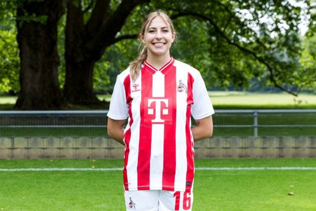 Google Pixel Frauen-Bundesliga, Mannschaftsfoto und Portraittermin; 31.07.2025 Zoe Hasenauer (1. FC Köln, 16) Google Pixel Frauen-Bundesliga, Mannschaftsfoto und Portraittermin Saison 2025 26, Köln, Platz 2 am 31.07.2025 Copyright: xBEAUTIFULxSPORTS Wunderlx