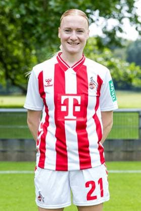 Google Pixel Frauen-Bundesliga, Mannschaftsfoto und Portraittermin; 31.07.2025 Anna Gerhardt (1. FC Köln, 21) Google Pixel Frauen-Bundesliga, Mannschaftsfoto und Portraittermin Saison 2025 26, Köln, Platz 2 am 31.07.2025 Copyright: xBEAUTIFULxSPORTS Wunderlx