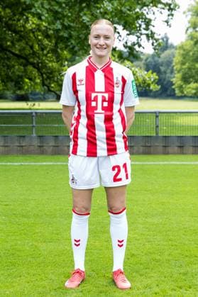 Google Pixel Frauen-Bundesliga, Mannschaftsfoto und Portraittermin; 31.07.2025 Anna Gerhardt (1. FC Köln, 21) Google Pixel Frauen-Bundesliga, Mannschaftsfoto und Portraittermin Saison 2025 26, Köln, Platz 2 am 31.07.2025 Copyright: xBEAUTIFULxSPORTS Wunderlx