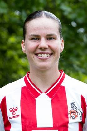 Google Pixel Frauen-Bundesliga, Mannschaftsfoto und Portraittermin; 31.07.2025 Adriana Achcinska (1. FC Köln, 9) Google Pixel Frauen-Bundesliga, Mannschaftsfoto und Portraittermin Saison 2025 26, Köln, Platz 2 am 31.07.2025 Copyright: xBEAUTIFULxSPORTS Wunderlx