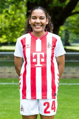 Google Pixel Frauen-Bundesliga, Mannschaftsfoto und Portraittermin; 31.07.2025 Ella Touon (1. FC Köln, 24) Google Pixel Frauen-Bundesliga, Mannschaftsfoto und Portraittermin Saison 2025 26, Köln, Platz 2 am 31.07.2025 Copyright: xBEAUTIFULxSPORTS Wunderlx
