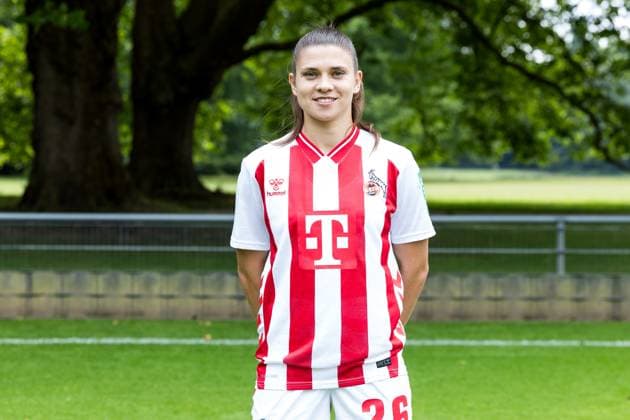 Google Pixel Frauen-Bundesliga, Mannschaftsfoto und Portraittermin; 31.07.2025 Martyna Wiankowska (1. FC Köln, 26) Google Pixel Frauen-Bundesliga, Mannschaftsfoto und Portraittermin Saison 2025 26, Köln, Platz 2 am 31.07.2025 Copyright: xBEAUTIFULxSPORTS Wunderlx