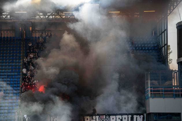 31.07.2025 KRAKOW MECZ II RUNDY KWALIFIKACYJNEJ UEFA EUROPA LEAGUE SZACHTAR DONIECK VS BESIKTAS --- UEFA EUROPA LEAGUE 2ND QUALIFYING ROUND MATCH NZ. FANS, KIBICE FOT.IGOR ZADECKI ARENA AKCJI NEWSPIX.PL --- newspix.pl 