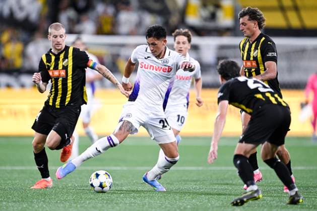 BK Hacken v RSC Anderlecht - UEFA Europa League GOTHENBURG, SWEDEN - JULY 31 : Vazquez Luis forward of RSC Anderlecht is attacking during the UEFA Europa League 2025 26 second qualifying round second leg between BK Hacken and RSC Anderlecht on July 31, 2025 in Gothenburg, Sweden, 31 07 2025 Gothenburg Sweden  Copyright: xNicoxVereeckenx