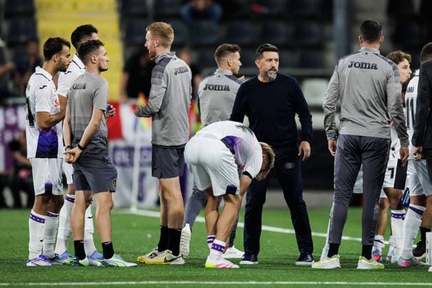 250731 Coach Besnik Hasi of Anderlecht during the UEFA Europa League second qualifying round match between Häcken and Anderlecht on July 31, 2025 in Gothenburg. BELGIUM OUT Photo: Michael Erichsen BILDBYRAN COP 89 MI0858 fotboll football soccer fotball uefa europa league kval europa league häcken anderlecht bbeng bbauto Copyright: MICHAELxERICHSEN BB250731MI082