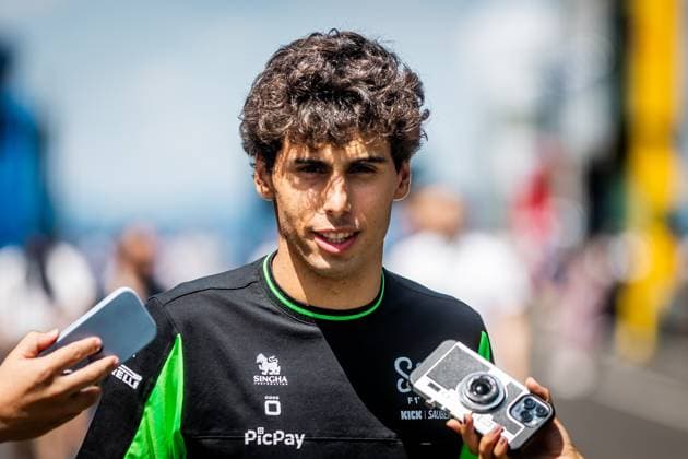 F1 HUNGARIAN GRAND PRIX THURSDAY Gabriel Bortoleto of Brazil and Stake F1 Team Kick Sauber during thursday s media day ahead of the F1 Grand Prix of Hungary at Hungaroring Circuit on July 31, 2025, in Budapest, Hungary. Copyright: xx f1_hun_thu121