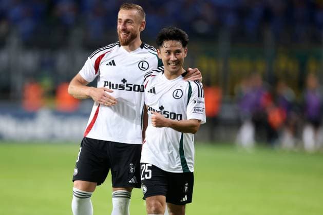 WARSZAWA 31.07.2025 REWANZOWY MECZ II RUNDA ELIMINACYJNA LIGA EUROPY SEZON 2025 26: LEGIA WARSZAWA - BANIK OSTRAWA --- UEFA EUROPA LEAGUE SECOND QUALIFYING ROUND SECOND MATCH: LEGIA WARSAW - BANIK OSTRAVA RAFAL AUGUSTYNIAK RYOYA MORISHITA FOT. PIOTR KUCZA FOTOPYK NEWSPIX.PL --- newspix.pl 