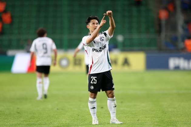 WARSZAWA 31.07.2025 REWANZOWY MECZ II RUNDA ELIMINACYJNA LIGA EUROPY SEZON 2025 26: LEGIA WARSZAWA - BANIK OSTRAWA --- UEFA EUROPA LEAGUE SECOND QUALIFYING ROUND SECOND MATCH: LEGIA WARSAW - BANIK OSTRAVA RYOYA MORISHITA FOT. PIOTR KUCZA FOTOPYK NEWSPIX.PL --- newspix.pl 