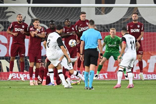 ROU, Cluj-Napoca: CFR 1907 Cluj goes against Lugano The match counting for the second qualifying round of UEFA Europa League was disputed on July 31 st 2025 on Dr Constantin Radulescu Stadium Copyright: xAncaxTepeix