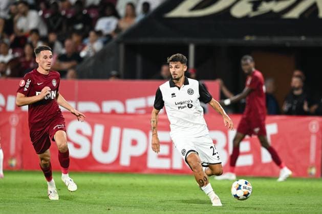 ROU, Cluj-Napoca: CFR 1907 Cluj goes against Lugano The match counting for the second qualifying round of UEFA Europa League was disputed on July 31 st 2025 on Dr Constantin Radulescu Stadium Copyright: xAncaxTepeix