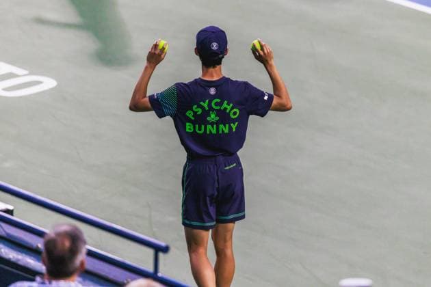 July 31, 2025, Toronto, Ontario, Canada: A ball person is seen during a third-round menÃ¢â‚¬â ¢s singles match at the 2025 National Bank Open at Sobeys Stadium in Toronto, Ontario. Toronto Canada - ZUMAt160 20250731_zip_t160_026 Copyright: xMathewxTsangx
