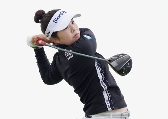 Golf: Women s British Open Miyu Yamashita of Japan hits off the third tee during the second round of the Women s British Open golf tournament on Aug. 1, 2025, at Royal Porthcawl Golf Club in Wales.  A14AA0004750786P
