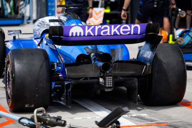 F1 - HUNGARIAN GRAND PRIX 2025 Rear diffuser, Williams Racing FW47, mechanical detail during the 2025 Formula 1 Lenovo Hungarian Grand Prix, 14th round of the 2025 FIA Formula One World Championship, WM, Weltmeisterschaft from August 1 to 3, 2025 on the Hungaroring, in Mogyorod, Hungary - MogyorodHungary  Copyright: xJulienxDelfossex