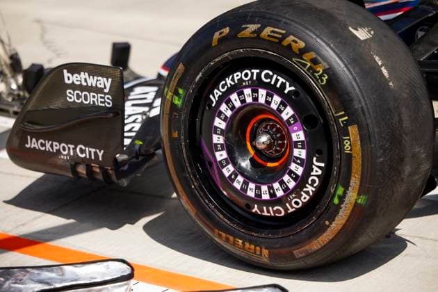 F1 - HUNGARIAN GRAND PRIX 2025 Wheel, Williams Racing FW47, mechanical detail during the 2025 Formula 1 Lenovo Hungarian Grand Prix, 14th round of the 2025 FIA Formula One World Championship, WM, Weltmeisterschaft from August 1 to 3, 2025 on the Hungaroring, in Mogyorod, Hungary - MogyorodHungary  Copyright: xJulienxDelfossex