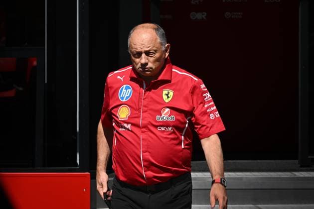 Formel 1 GP Ungarn Budapest. Freitag, 01.08.2025 Frederic Vasseur, Teamchef Scuderia Ferrari; Formel 1 GP Ungarn Budapest. Freitag, 01.08.2025 Copyright: xBEAUTIFULxSPORTS Erlhofx