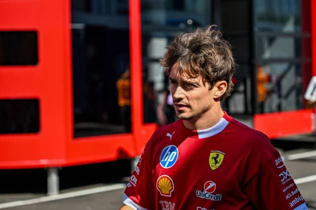 Formel 1 GP Ungarn Budapest. Freitag, 01.08.2025 Charles Leclerc 16, Scuderia Ferrari; Formel 1 GP Ungarn Budapest. Freitag, 01.08.2025 Copyright: xBEAUTIFULxSPORTS Erlhofx